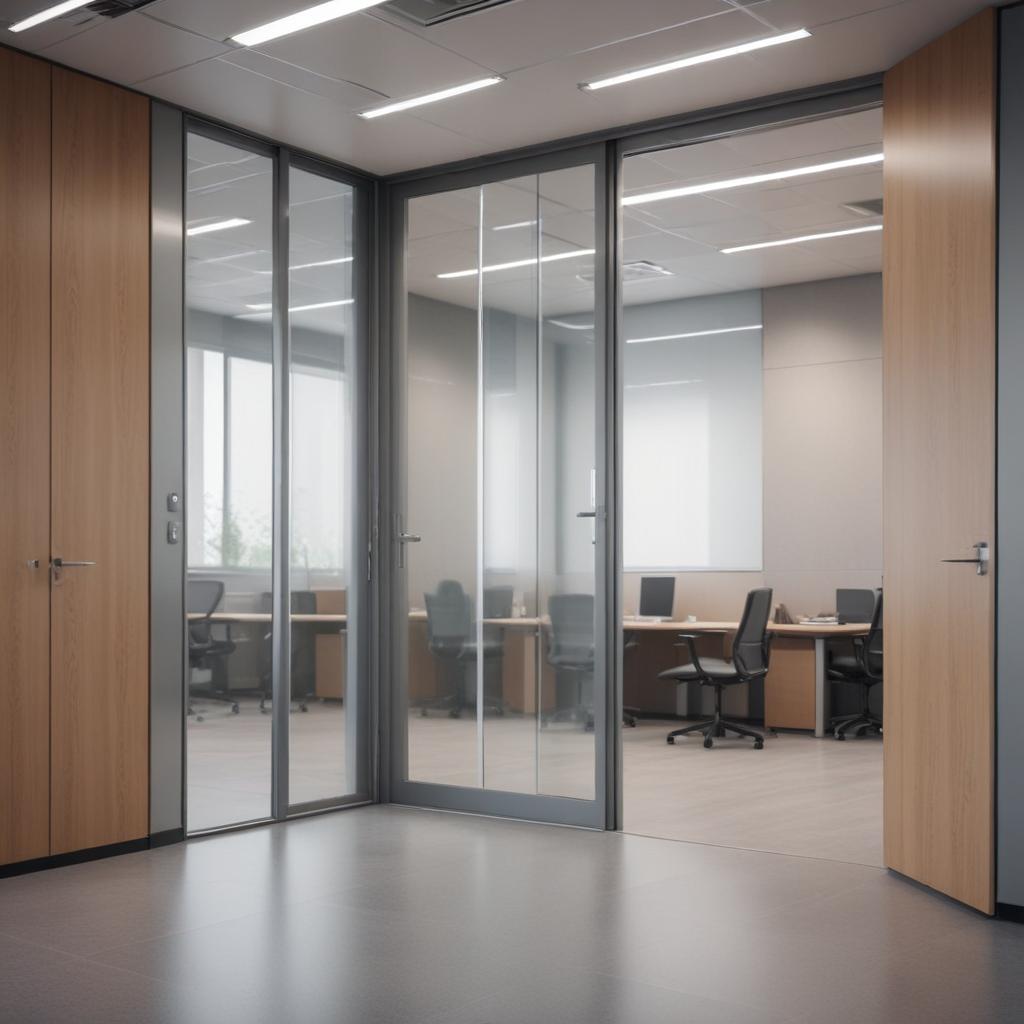 Офисные внутренние алюминиевые двери: виды конструкций и эксплуатационные характеристики - изображение 3